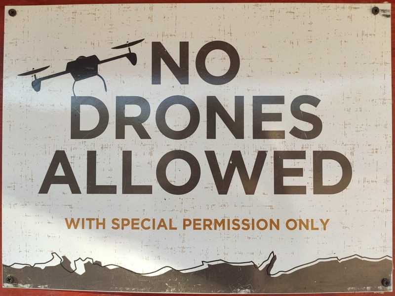 No drones allowed